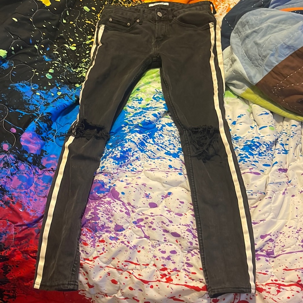 Black pants, size small, worn one time from pacsun